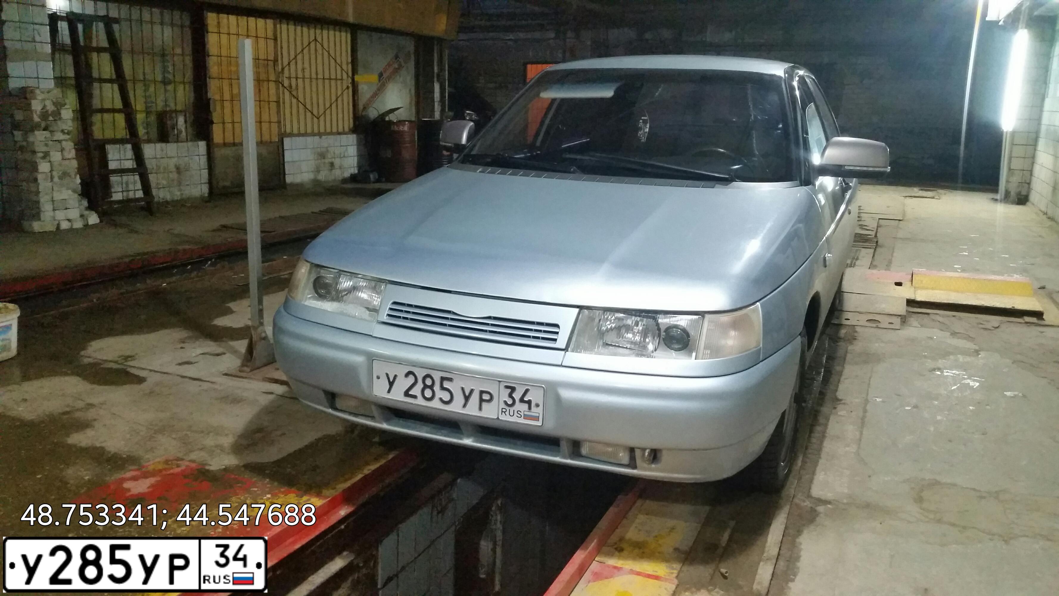 Фото автомобиля LADA 2110 LADA, 2000 — госномер У285УР34. Цвет: СЕРЕБРИСТО ГОЛУБОЙ
