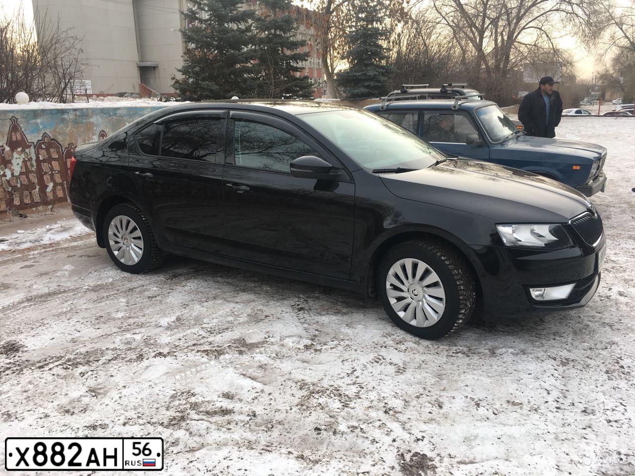 Фото автомобиля SKODA OCTAVIA, 2015 — госномер Х882АН56. Цвет: ЧЕРНЫЙ