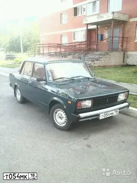 Фото автомобиля LADA 2105, 2003 — госномер О232ВР05. Цвет: Сине-зеленый