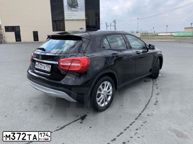 Фото автомобиля MERCEDES GLA-KLASSE, 2014 — госномер У592СК72. Цвет: ЧЕРНЫЙ