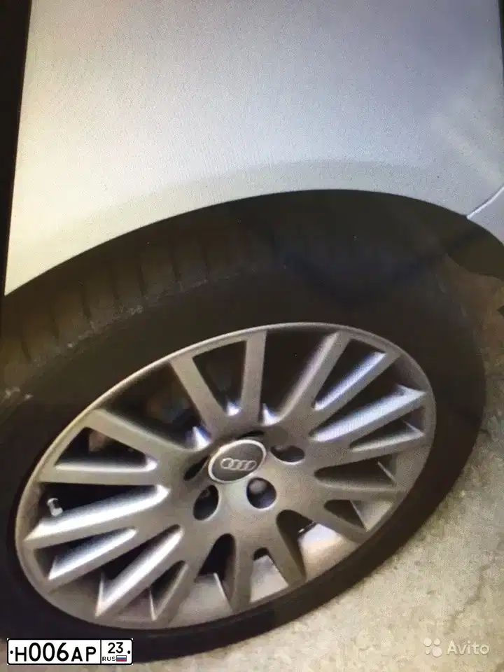 Фото автомобиля AUDI A6, 2004 — госномер Н006АР23. Цвет: СЕРЕБРИСТЫЙ