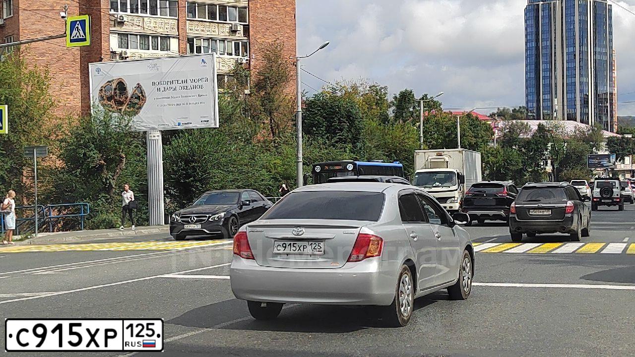 Фото автомобиля ТОЙОТА КОРОЛЛА АКСИО ТОЙОТА КОРОЛЛА АКСИО, 2008 — госномер Р031ММ75. Цвет: Серый