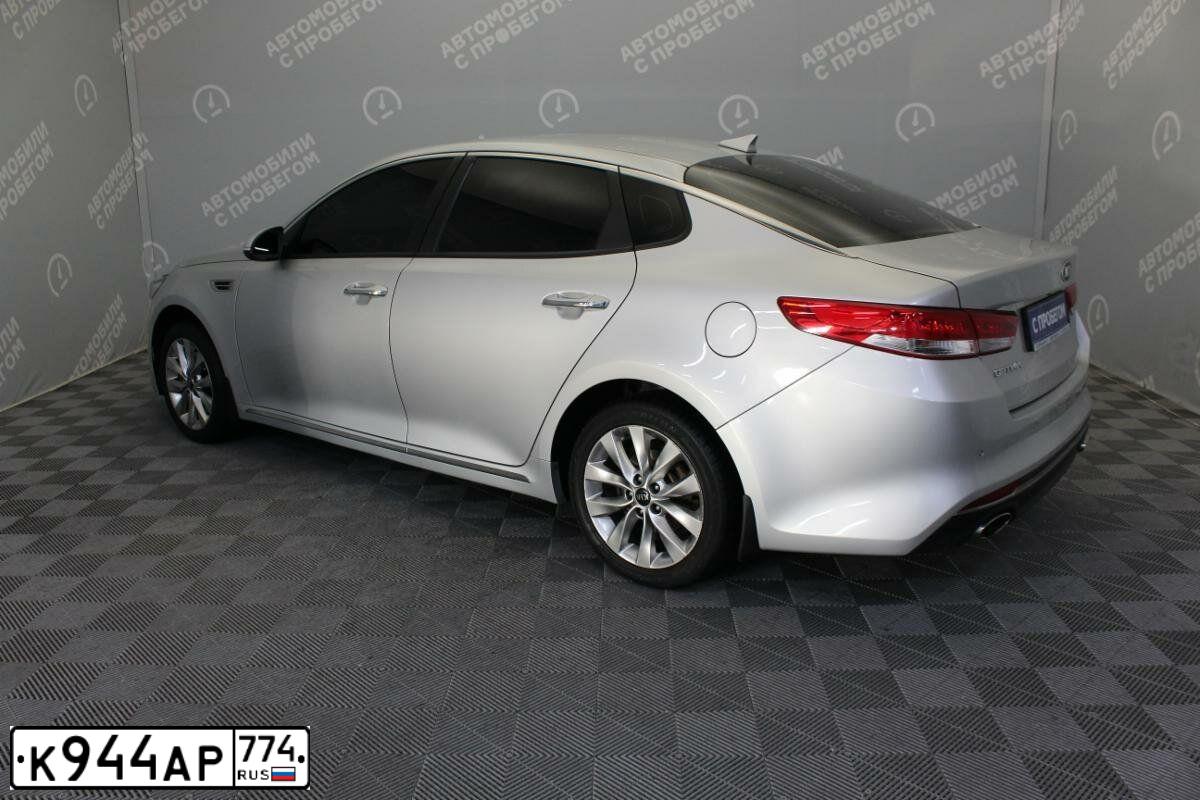 Фото автомобиля KIA MAGENTIS / OPTIMA, 2016 — госномер Т785ХТ196. Цвет: СВЕТЛО-СЕРЫЙ