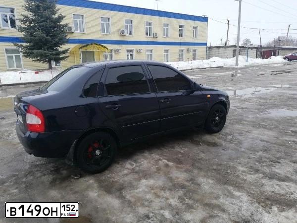 Фото автомобиля LADA 1118 KALINA, 2007 — госномер В149ОН152. Цвет: СИНЕ-ФИОЛЕТОВЫЙ