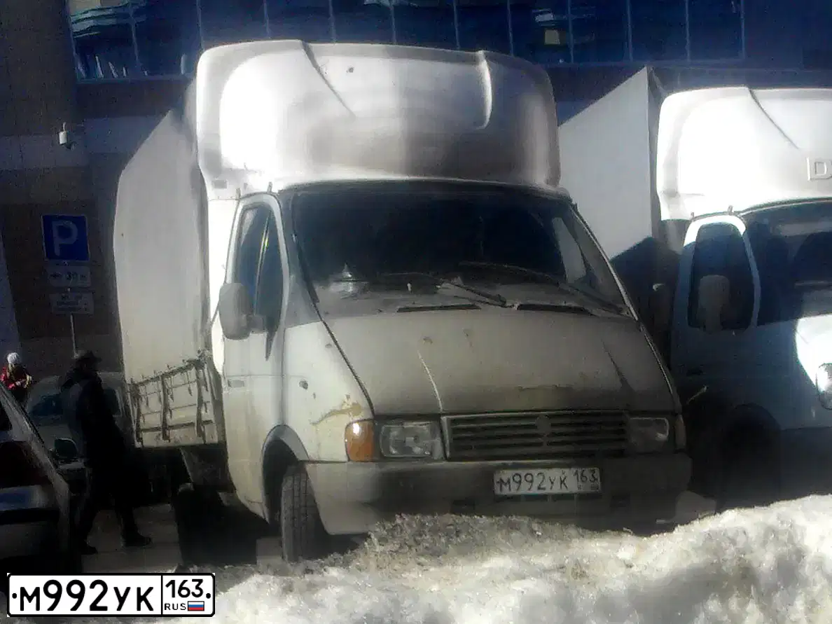 Фото автомобиля GAZ 3302 EL, 1998 — госномер М992УК163. Цвет: БЕЛАЯ НОЧЬ