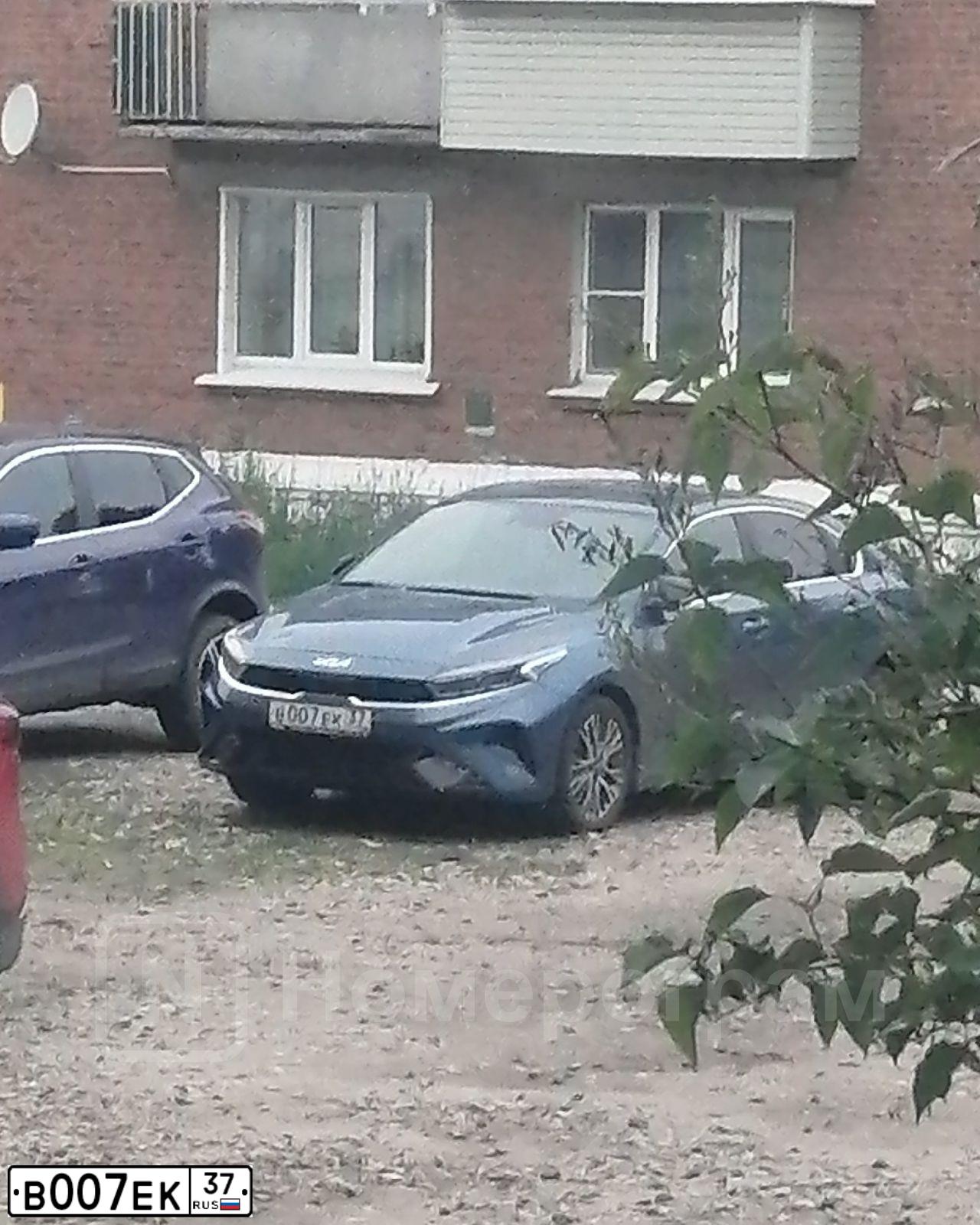 Фото автомобиля HYUNDAI SOLARIS, 2020 — госномер В007ЕК37. Цвет: Белый