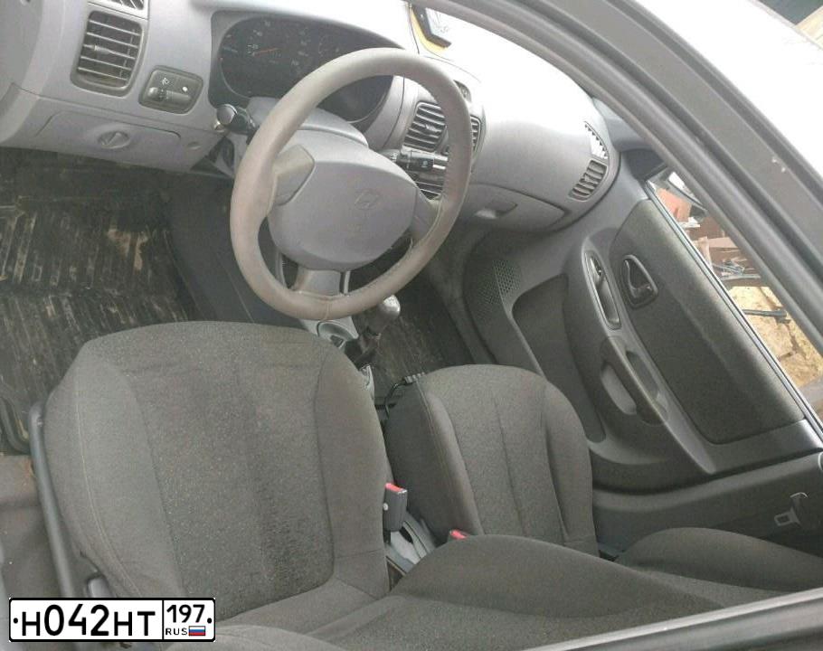 Фото автомобиля TAGAZ ACCENT, 2004 — госномер Е531МС08. Цвет: СЕРЫЙ