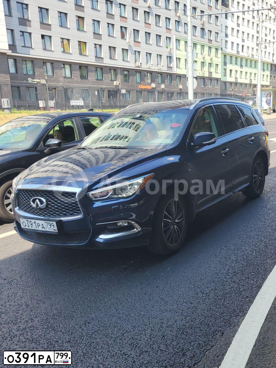 Фото автомобиля INFINITI I QX60 JX, 2019 — госномер С439СХ790. Цвет: ТЕМНО-СИНИЙ 