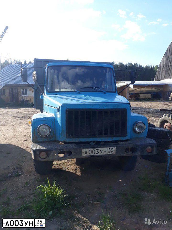 Фото автомобиля GAZ Z 3307, 1991 — госномер А003УН35. Цвет: ГОЛУБОЙ