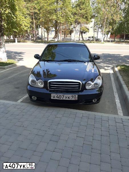 Фото автомобиля TAGAZ SONATA, 2006 — госномер А407УК93. Цвет: ЧЕРНЫЙ
