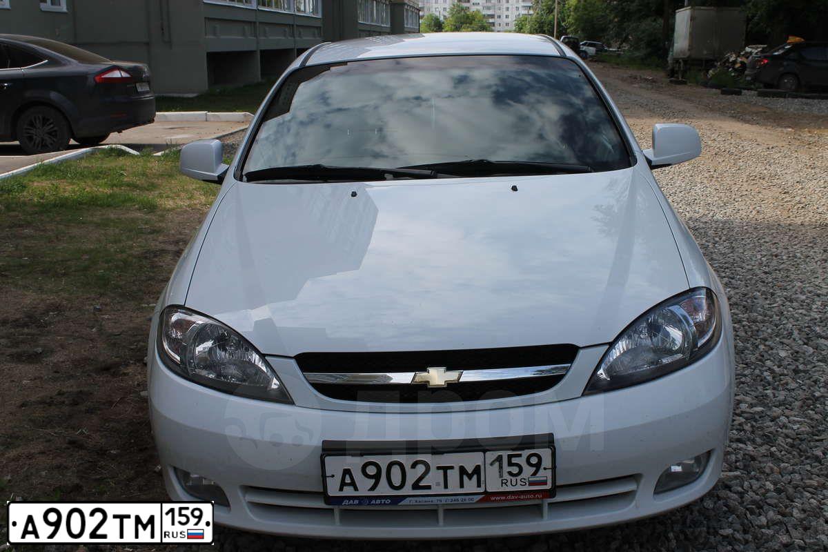 Фото автомобиля CHEVROLET LACETTI, 2012 — госномер К103ЕР159. Цвет: Белый