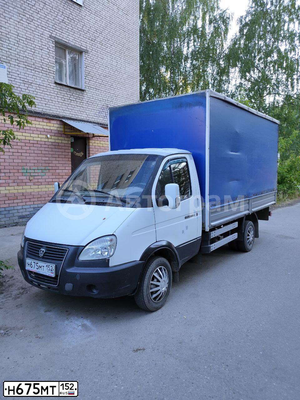 Фото автомобиля GAZ 3302 EL, 2008 — госномер Н675МТ152. Цвет: Белый