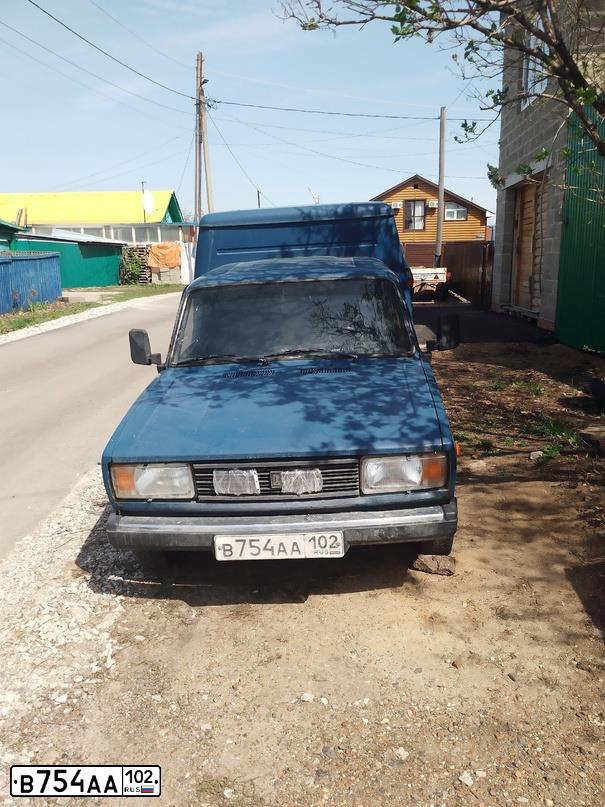 Фото автомобиля IZH 2717, 2007 — госномер В754АА102. Цвет: КАЛИПСО