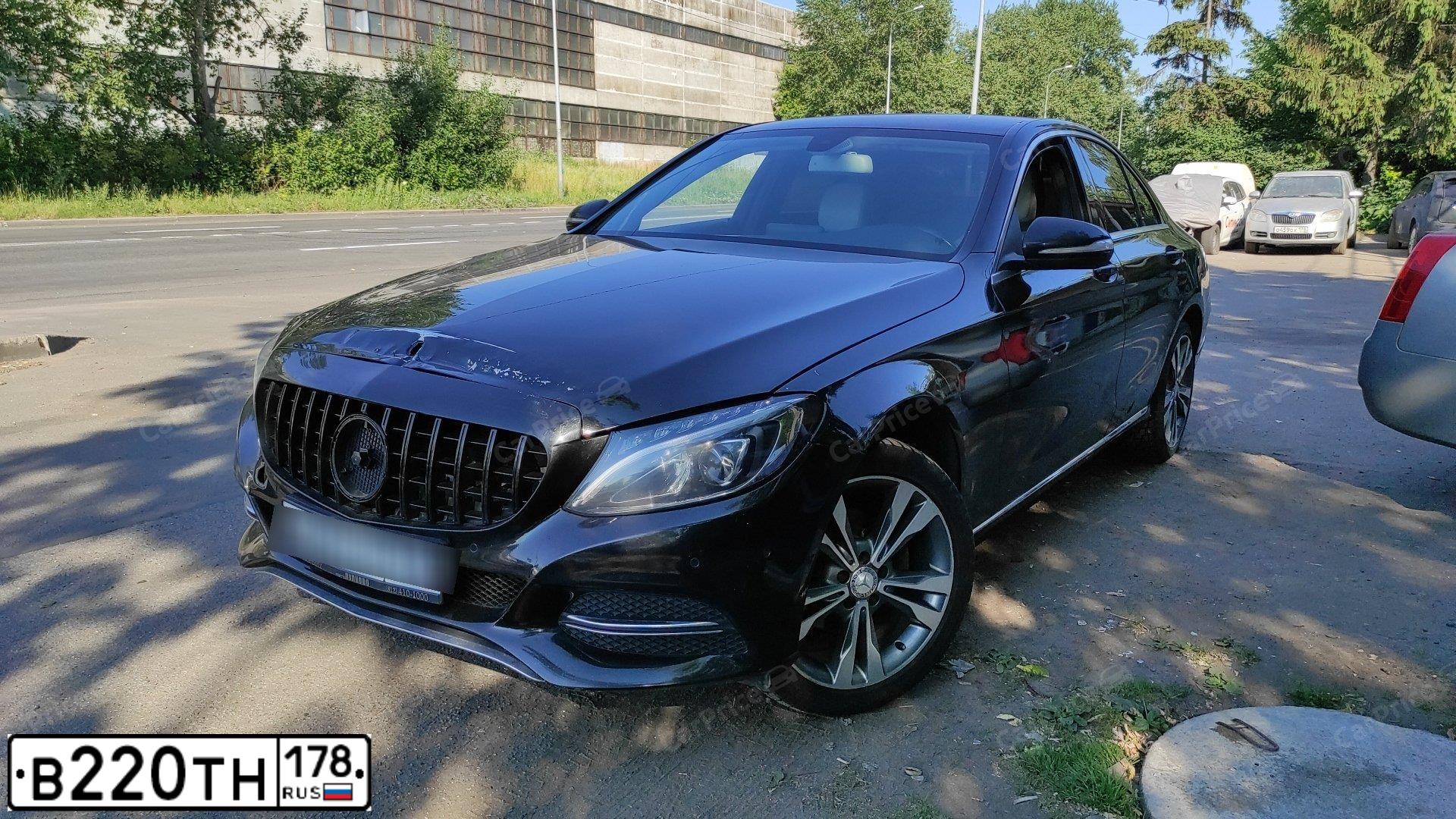 Фото автомобиля MERCEDES C-KLASSE, 2014 — госномер В201СХ790