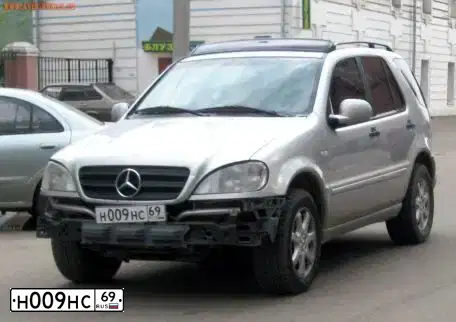 Фото автомобиля MERCEDES M-KLASSE, 2000 — госномер Н162СР69. Цвет: СЕРЕБРИСТЫЙ