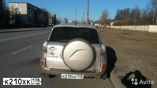 Фото автомобиля TOYOTA RAV4, 2007 — госномер К210ХК178