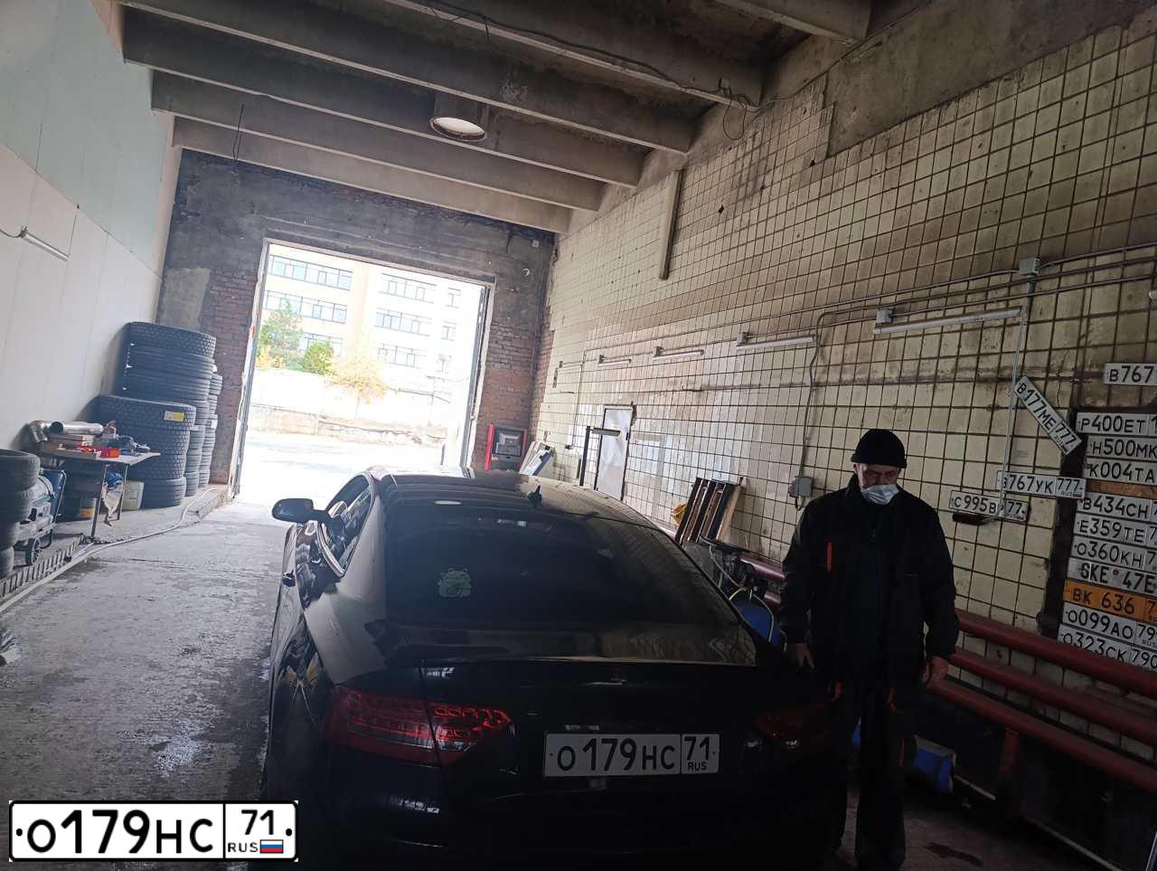 Фото автомобиля AUDI A5, 2010 — госномер В787ВО550. Цвет: ЧЕРНЫЙ