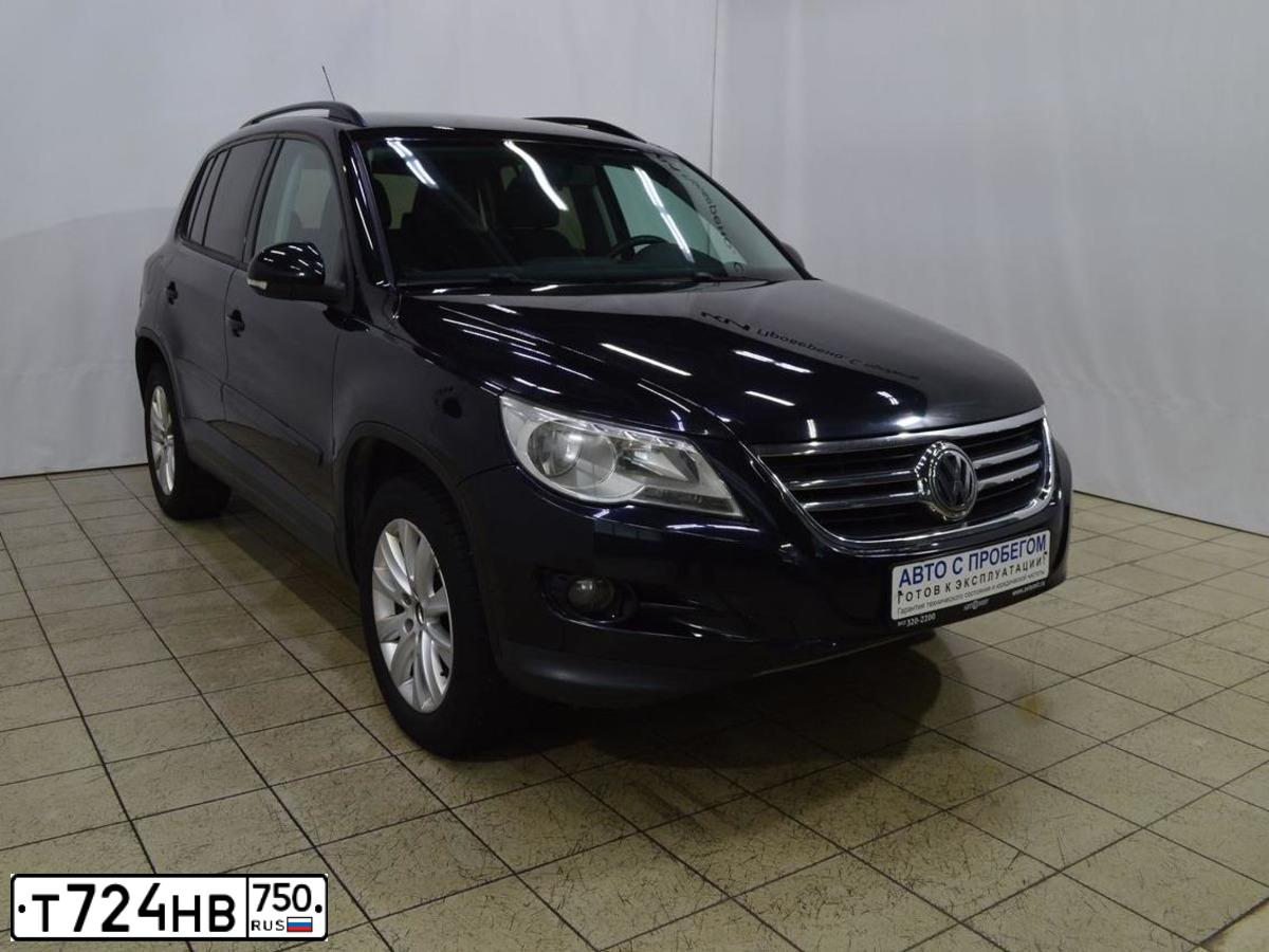 Фото автомобиля VOLKSWAGEN TIGUAN, 2008 — госномер Н804МА60. Цвет: ЧЕРНЫЙ
