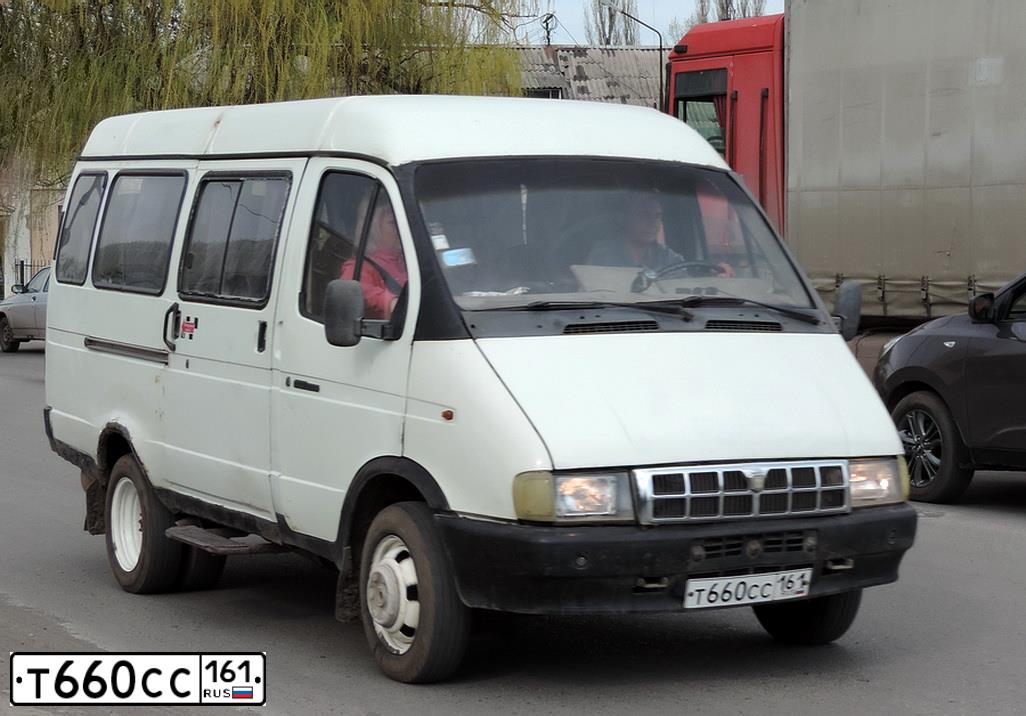 Фото автомобиля GAZ 2705 EL, 2001 — госномер Т660СС161. Цвет: СЕРО-БЕЛЫЙ