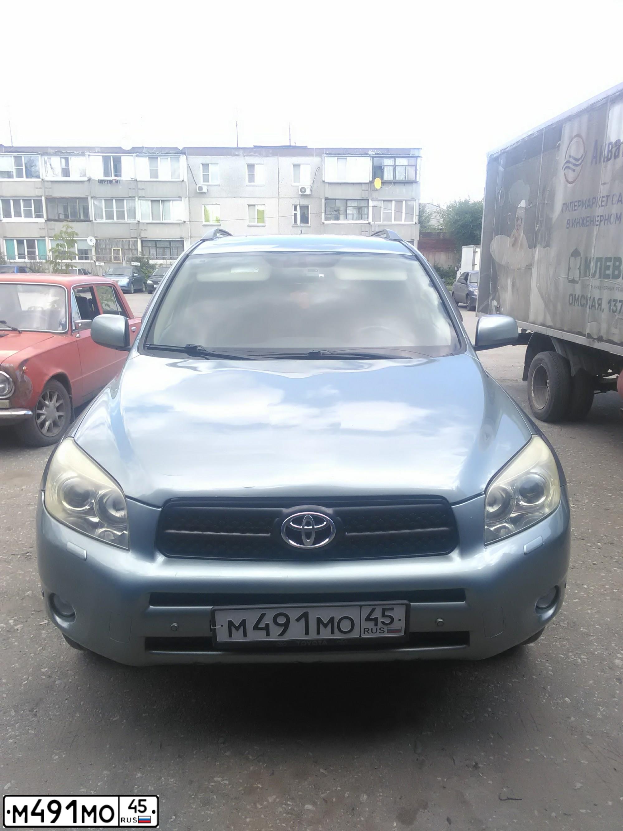 Фото автомобиля TOYOTA RAV4, 2006 — госномер В111ОО72. Цвет: СЕРО ЗЕЛЕНЫЙ