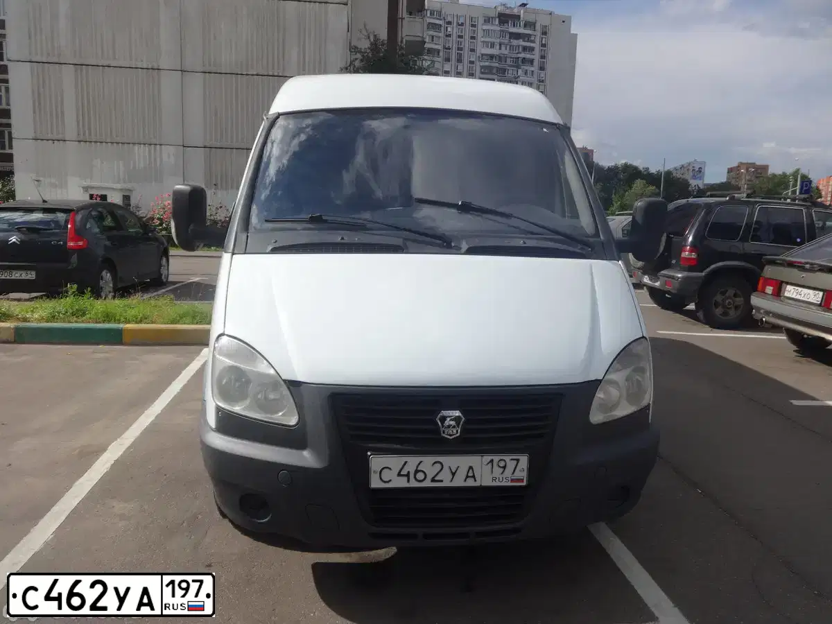 Фото автомобиля GAZ Z 2705 GAZEL, 2011 — госномер С462УА197. Цвет: БЕЛЫЙ