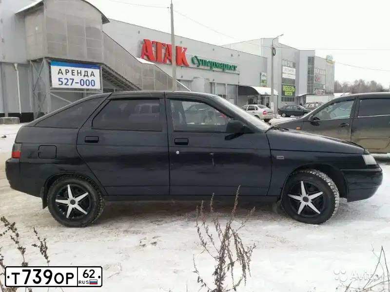 Фото автомобиля LADA 2112, 2005 — госномер Т739ОР62. Цвет: ГРАФИТОВЫЙ МЕТАЛЛИК