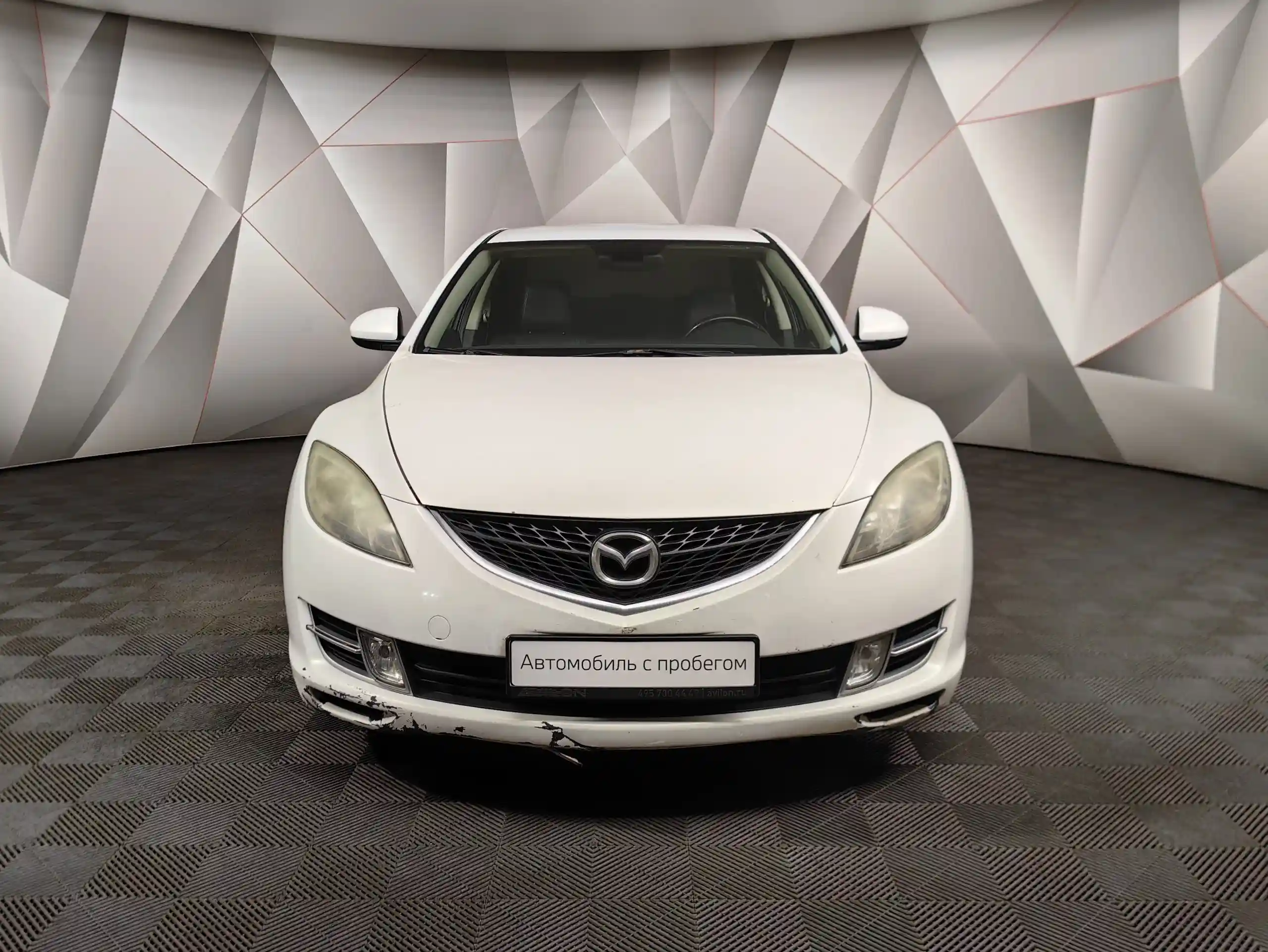 Фото автомобиля MAZDA 6, 2011 — госномер К296ВТ550. Цвет: Белый