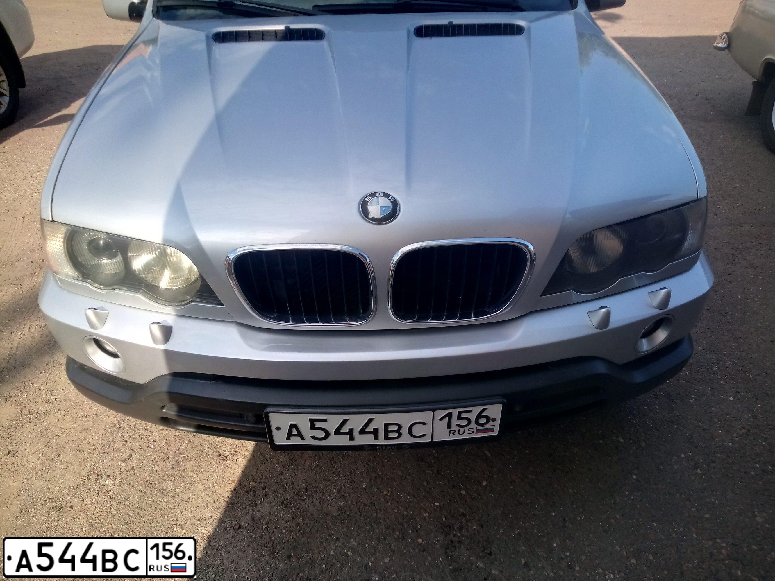 Фото автомобиля BMW X5, 2002 — госномер А544ВС156. Цвет: ЧЕРНЫЙ