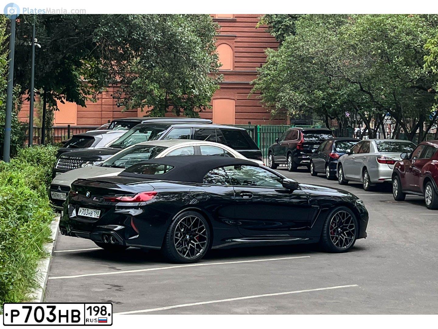Фото автомобиля BMW M8, 2021 — госномер С338СМ797