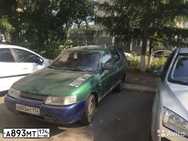 Фото автомобиля LADA 2111, 1999 — госномер В847АО174. Цвет: ЯРКО-ЗЕЛЕНЫЙ