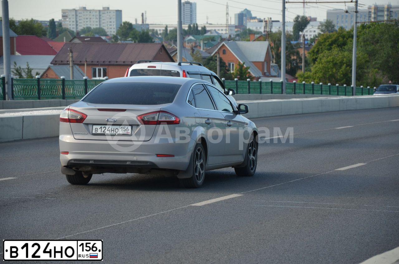 Фото автомобиля FORD MONDEO, 2011 — госномер В124НО156. Цвет: СЕРО-ГОЛУБОЙ