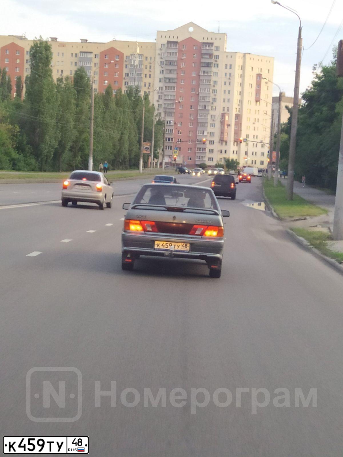 Фото автомобиля LADA 2115 SAMARA, 2010 — госномер К459ТУ48. Цвет: СЕРО-ЗЕЛЕНЫЙ