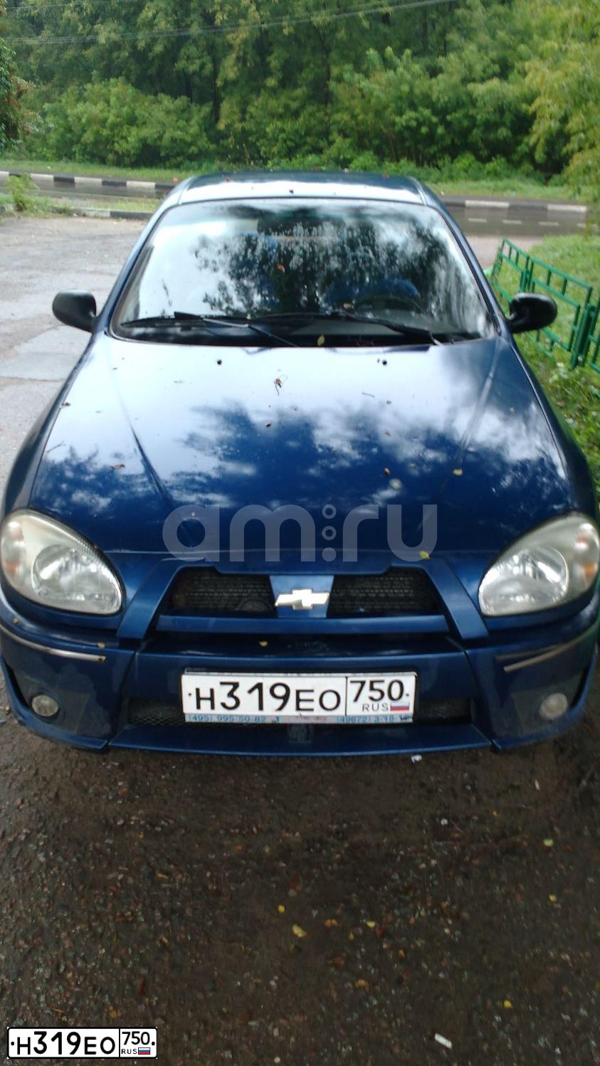 Фото автомобиля ШЕВРОЛЕ ЛАНОС, 2007 — госномер Р250ТУ40. Цвет: синий