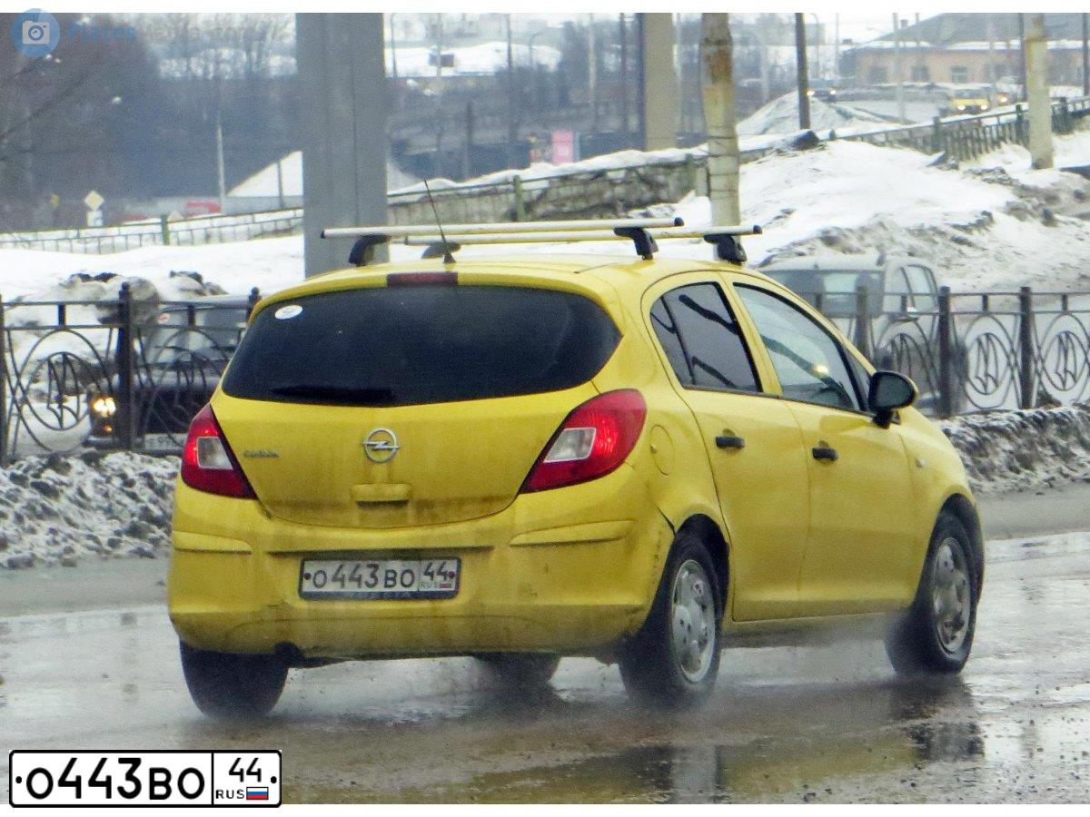 Фото автомобиля OPEL CORSA, 2012 — госномер А097АК252