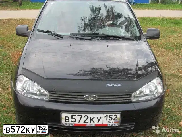 Фото автомобиля LADA KALINA, 2010 — госномер Т724РК152. Цвет: ЧЕРНЫЙ