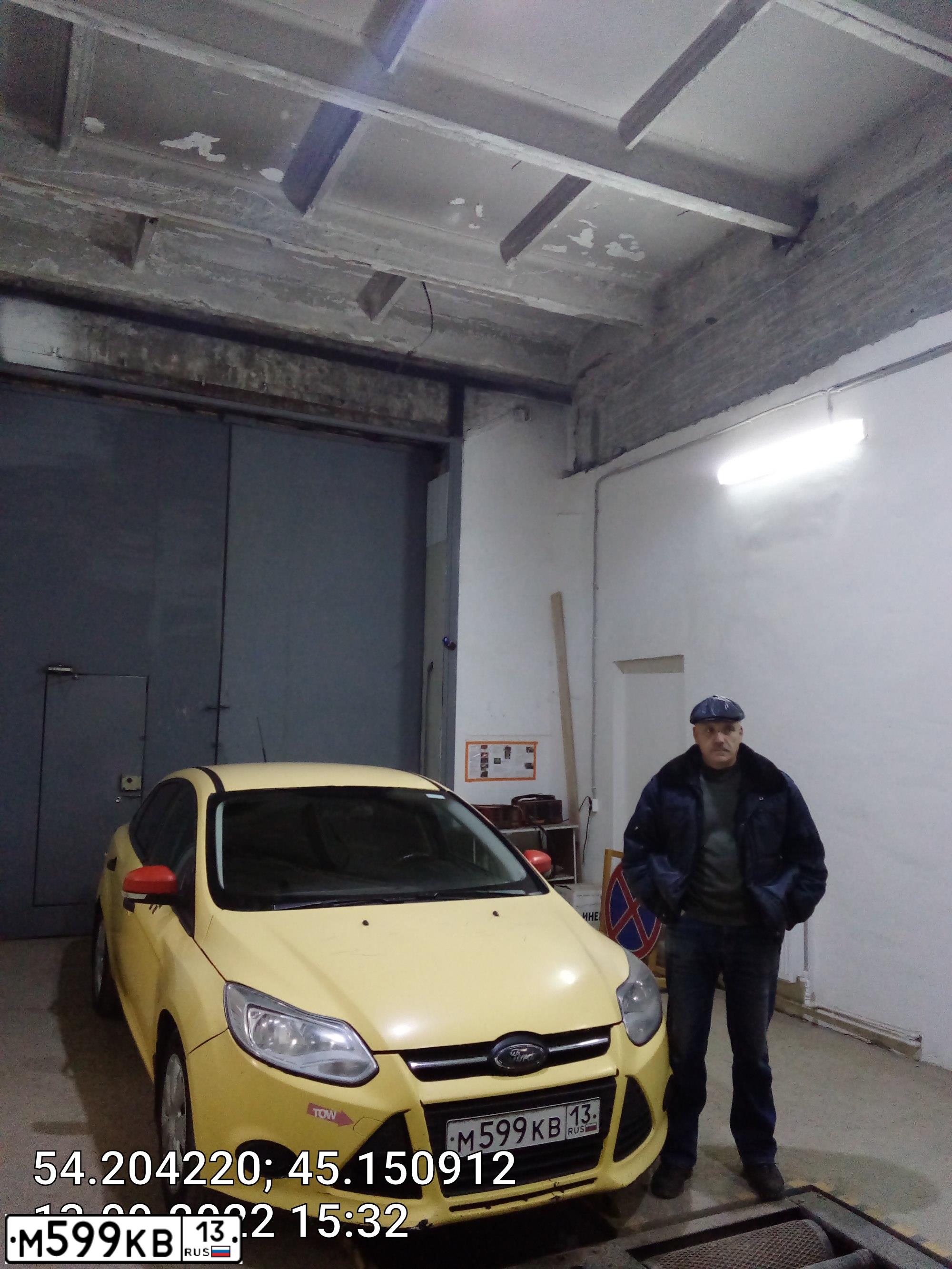 Фото автомобиля FORD D FOCUS, 2012 — госномер М599КВ13. Цвет: ЧЕРНЫЙ