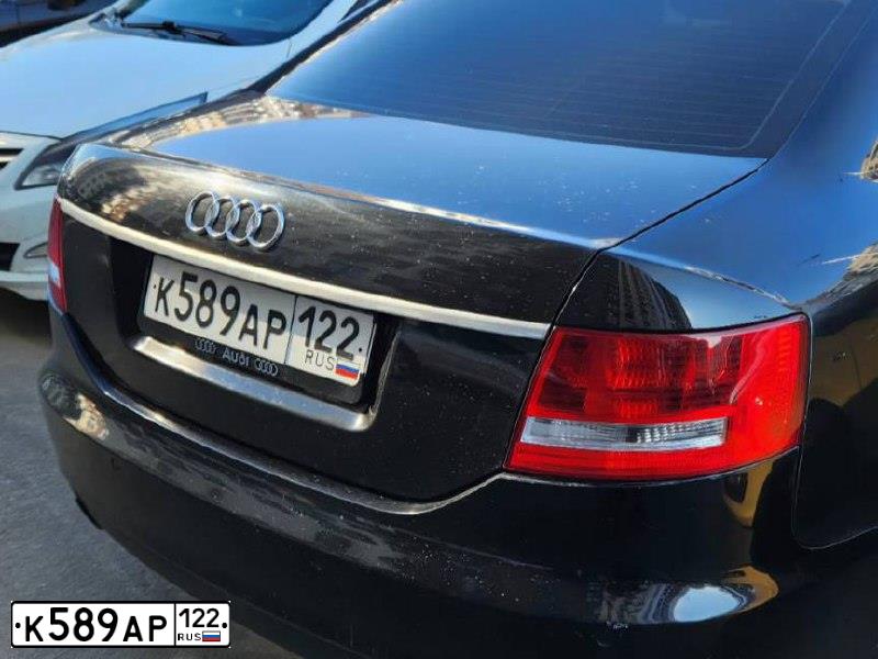 Фото автомобиля AUDI A6, 2006 — госномер В132ВМ550. Цвет: ЧЕРНЫЙ