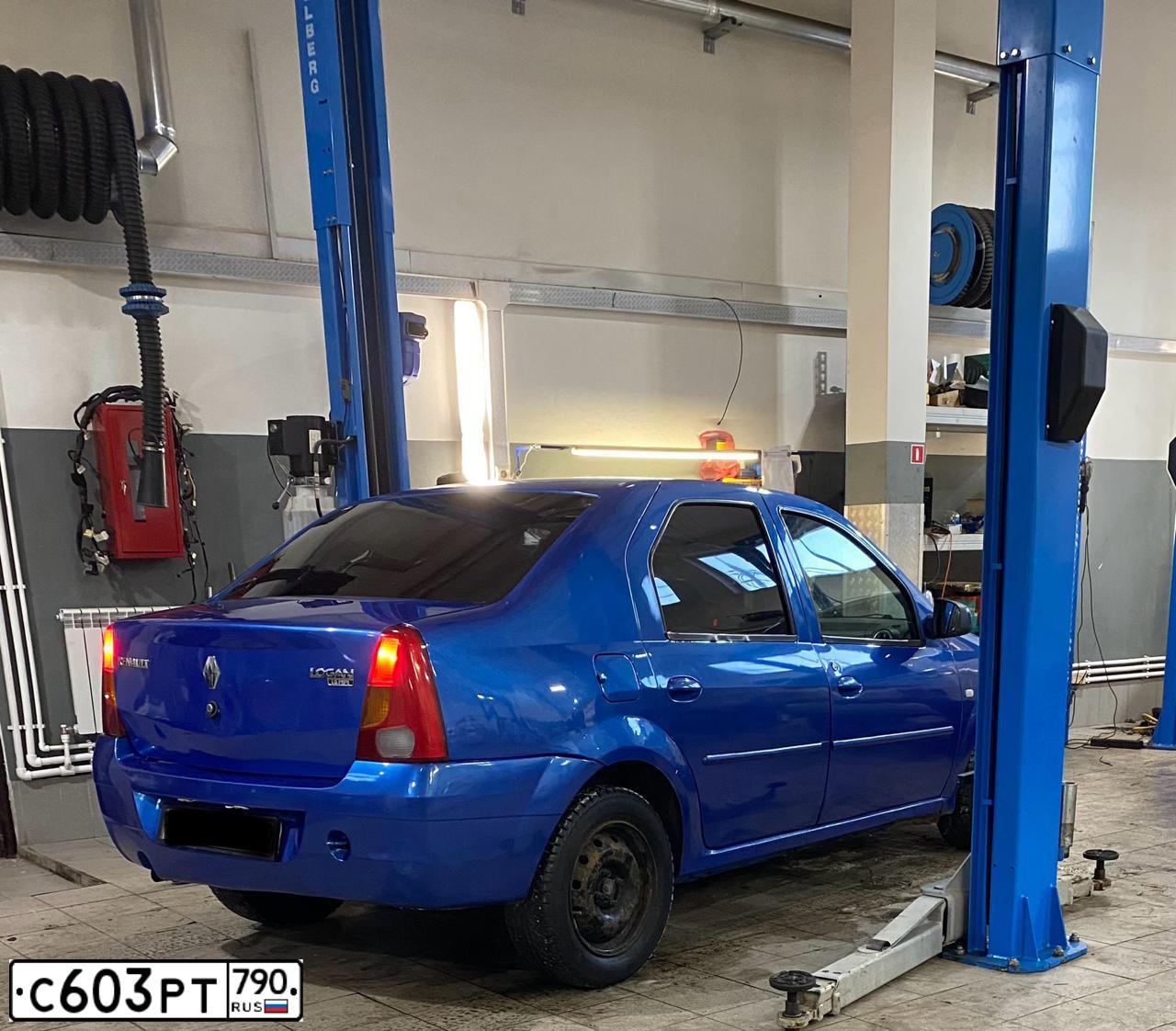 Фото автомобиля RENAULT LOGAN, 2007 — госномер С603РТ790