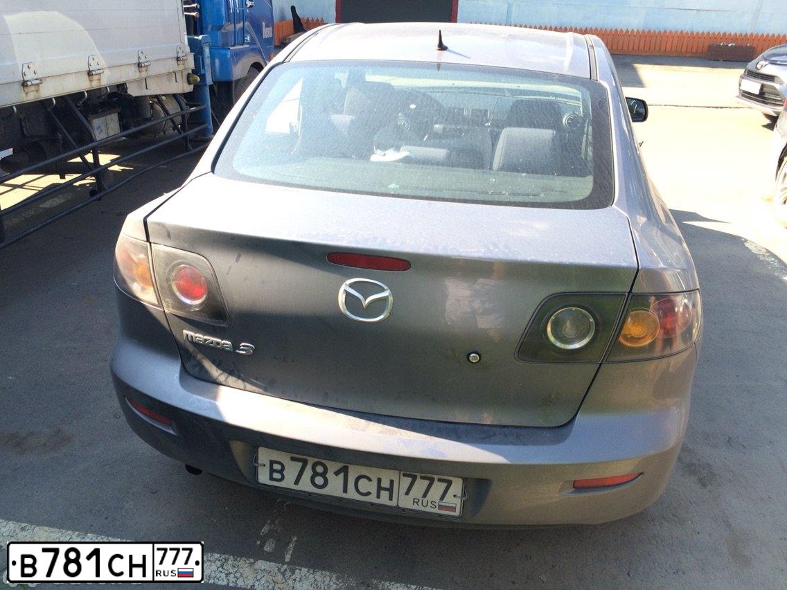 Фото автомобиля MAZDA 3, 2006 — госномер Х718ТТ69. Цвет: СЕРЫЙ