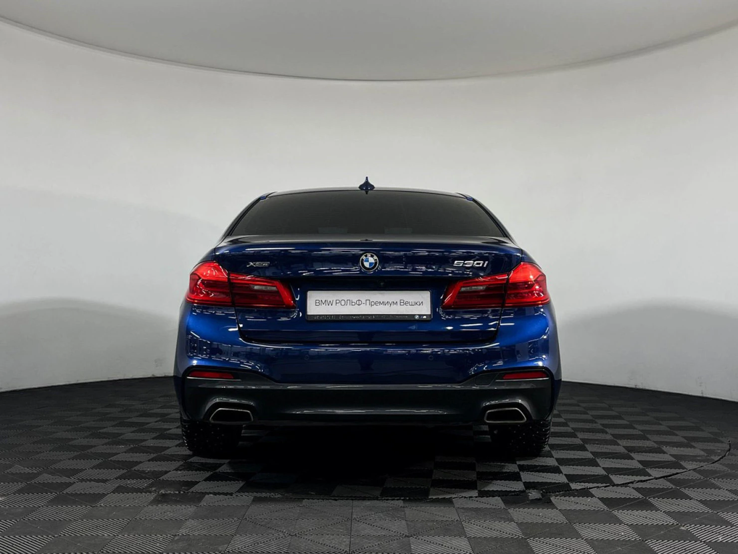 Фото автомобиля BMW SERIE 5, 2020 — госномер М959АТ716. Цвет: синий