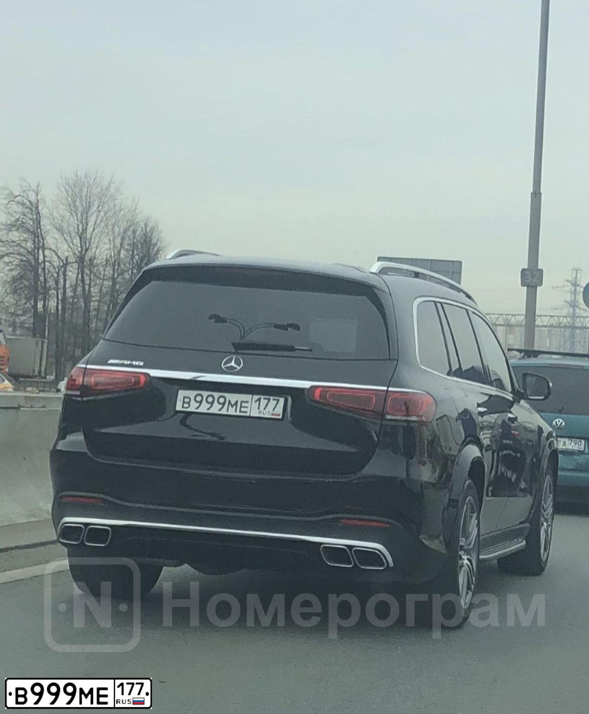 Фото автомобиля MERCEDES GLS-KLASSE, 2019 — госномер Е574ХУ750. Цвет: ЧЕРНЫЙ