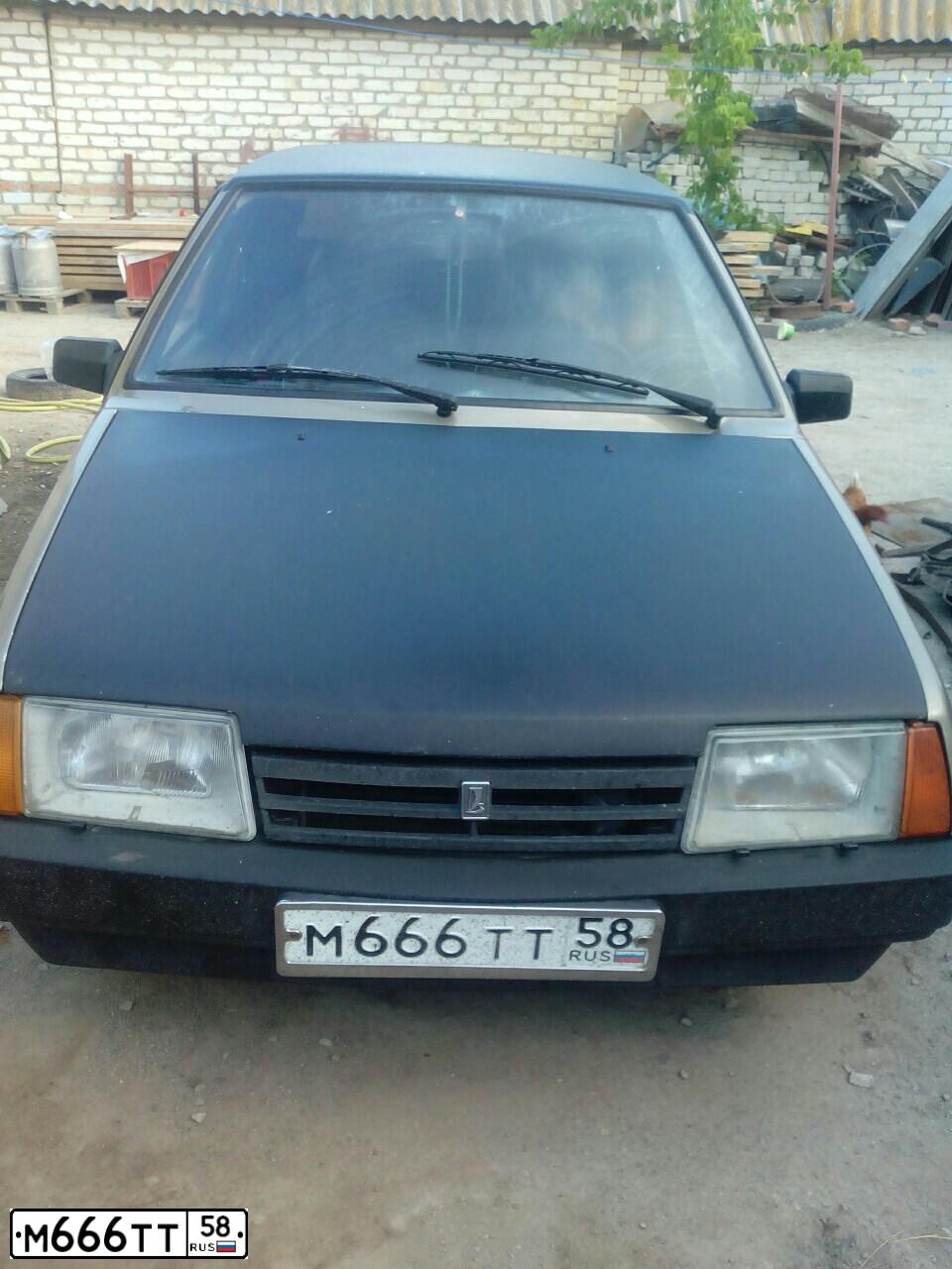 Фото автомобиля LADA 2109 SAMARA, 1994 — госномер М666ТТ58. Цвет: СВЕТЛО КОРИЧНЕВЫЙ