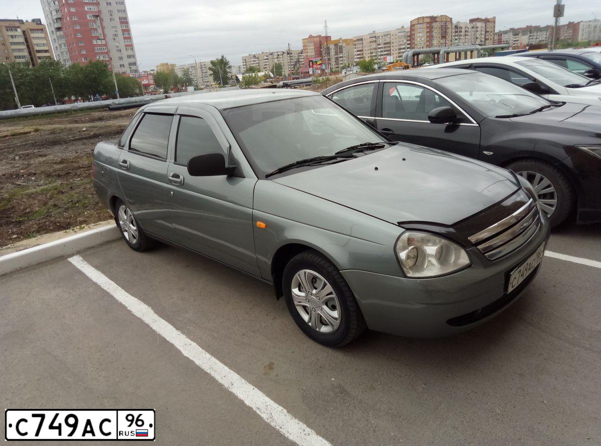 Фото автомобиля LADA 1118 KALINA, 2010 — госномер С749АС96. Цвет: ЧЕРНЫЙ