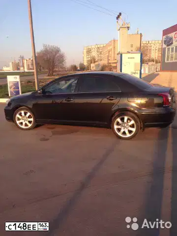 Фото автомобиля TOYOTA AVENSIS, 2008 — госномер К118КА164. Цвет: ЧЕРНЫЙ