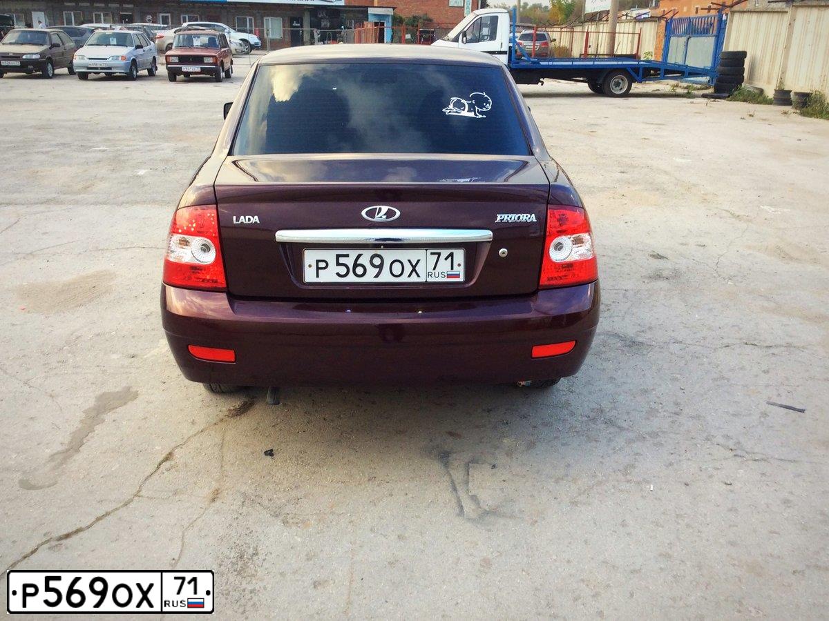 Фото автомобиля LADA 2170 PRIORA, 2010 — госномер Р377ВА05. Цвет: ТЕМНО-ВИШНЕВЫЙ