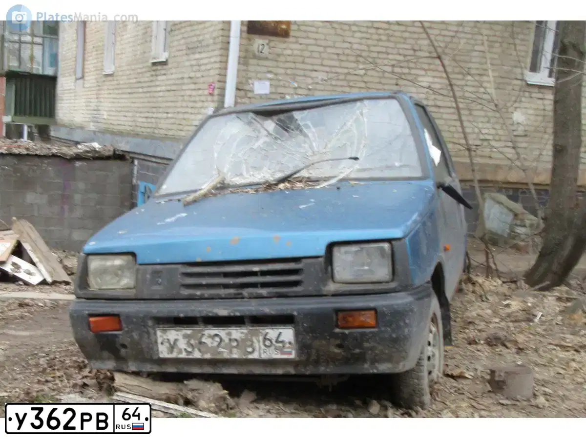 Фото автомобиля SEAZ OKA, 2005 — госномер У362РВ64. Цвет: СИНЕ ЗЕЛЕНЫЙ