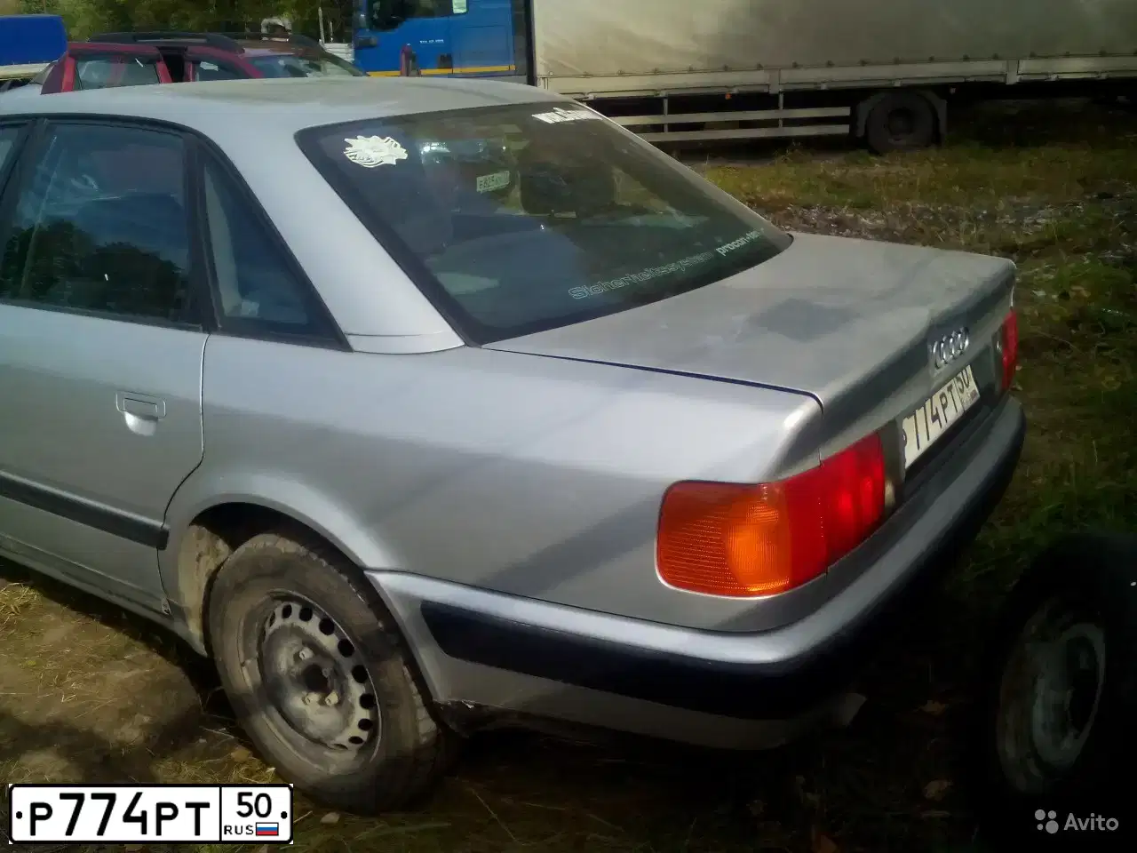 Фото автомобиля AUDI 100, 1992 — госномер Н599АН136. Цвет: ЗЕЛЕНЫЙ