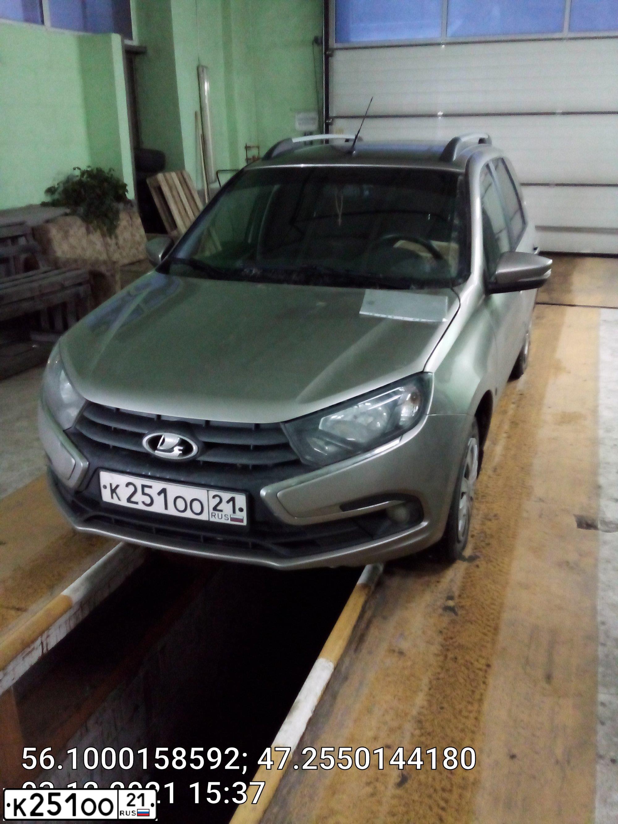 Фото автомобиля LADA 2194 GRANTA, 2020 — госномер К251ОО21. Цвет: Серебристо-Серый Металлик