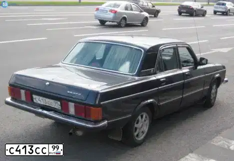Фото автомобиля GAZ 3102 WOLGA, 2001 — госномер А170АЕ152. Цвет: ЧЕРНЫЙ