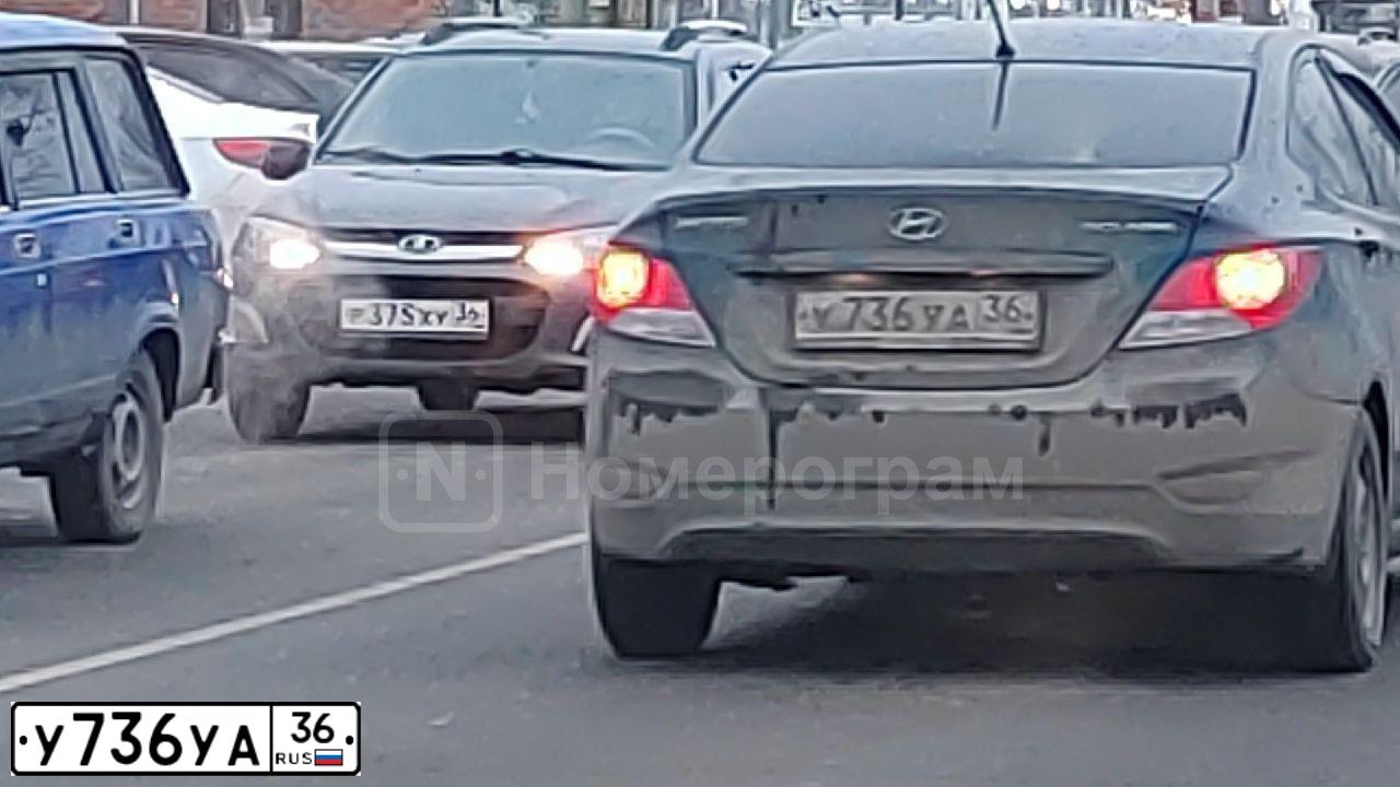 Фото автомобиля HYUNDAI SOLARIS, 2012 — госномер Х732ВР181. Цвет: ЧЕРНЫЙ